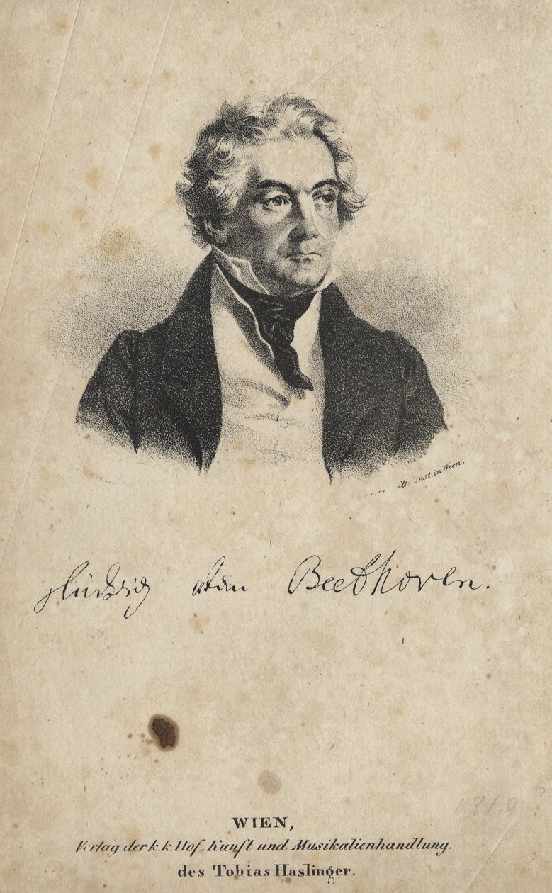 Ludwig von Beethoven, 1810 tekijältä Austrian School