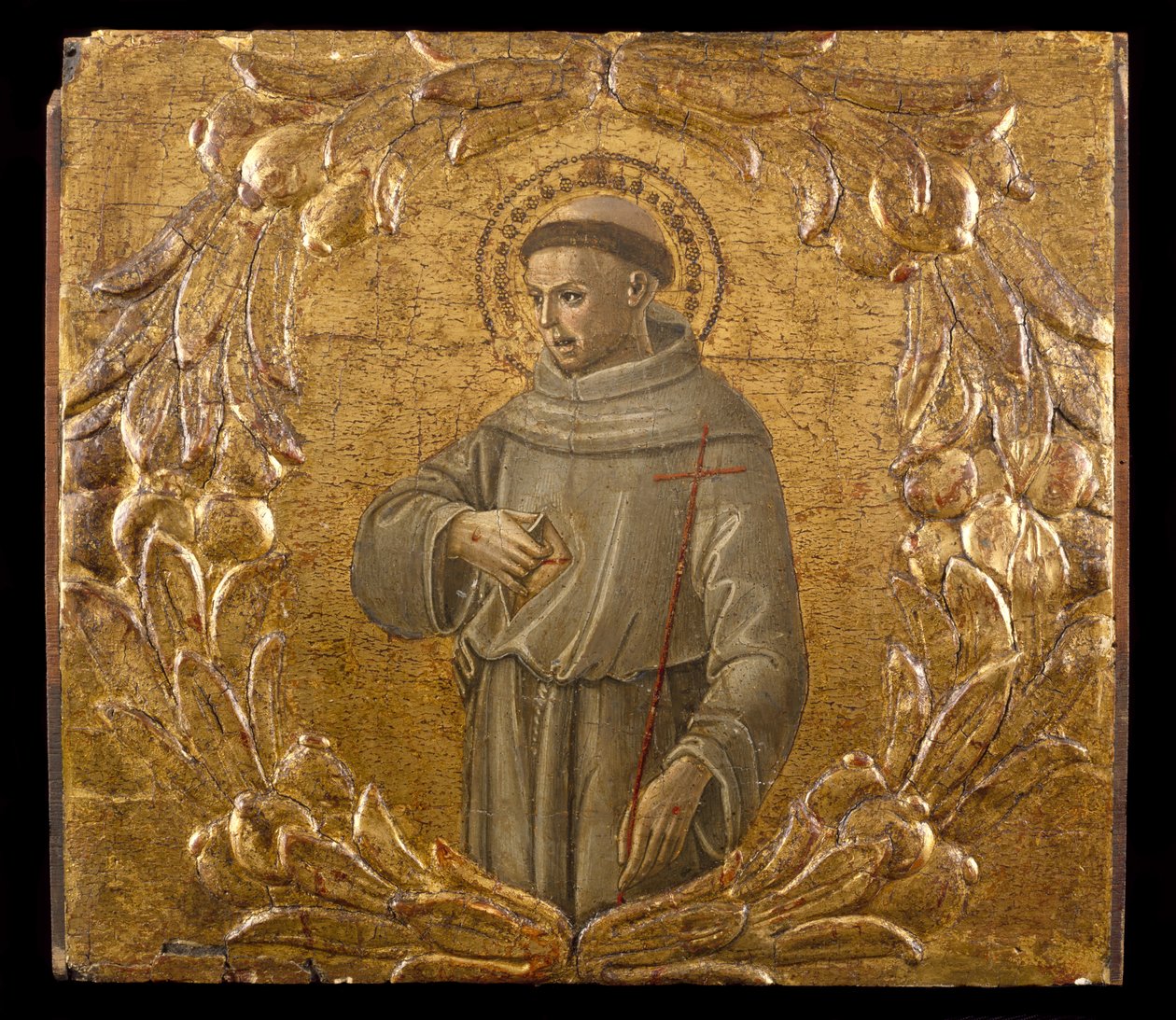 Pyhä Franciscus, n. 1475-1478 (tempera & kultalehti puussa) tekijältä Benvenuto di Giovanni