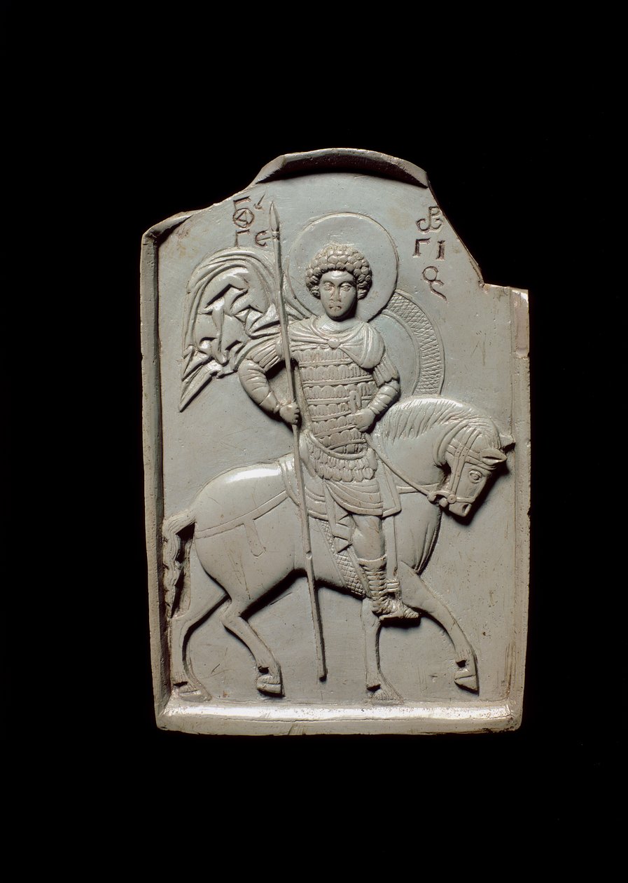 Cameo of Saint Giorgio: Bysanttilainen työ tekijältä Byzantine School