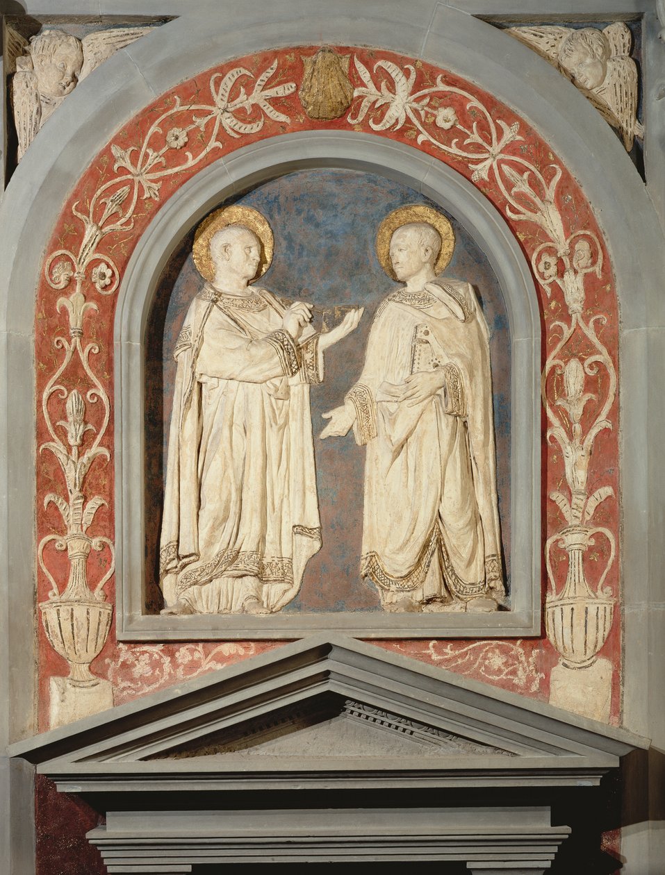 SS. Cosmo ja Damian, n. 1440 (terrakotta) tekijältä Donatello