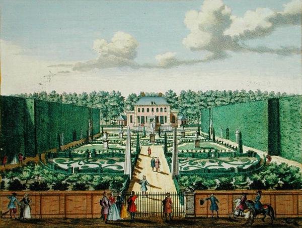 Watervliet, Het Zeganplant Kennemerlantista, Hendrick de Leth ja Matthias Brouerius Van Nidek, julkaistu noin 1700-1730 (katso myös 172313, 172314) tekijältä Dutch School