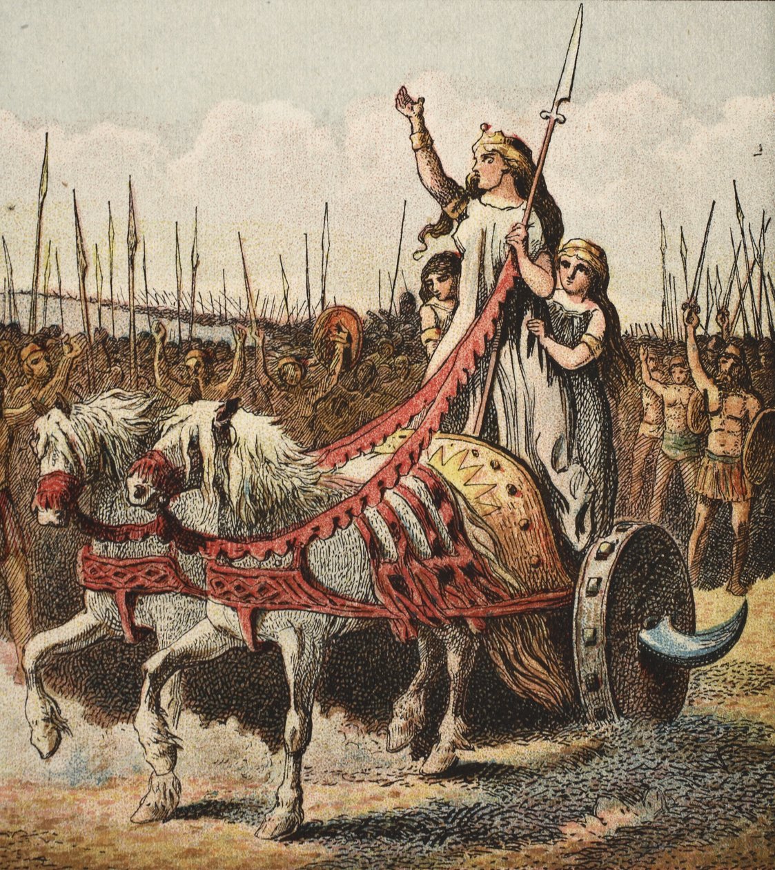 Boadicea ja hänen armeijansa, pubi. 1890 tekijältä English School