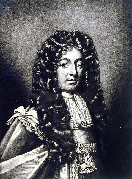 Charles Seymour (1662-1748) Somersetin herttua, kuvitus teoksesta Portraits of Characters Illustrious in British History, kaiverrus Robert Dunkarton (1744-c.1817) (mezzotint) tekijältä English School