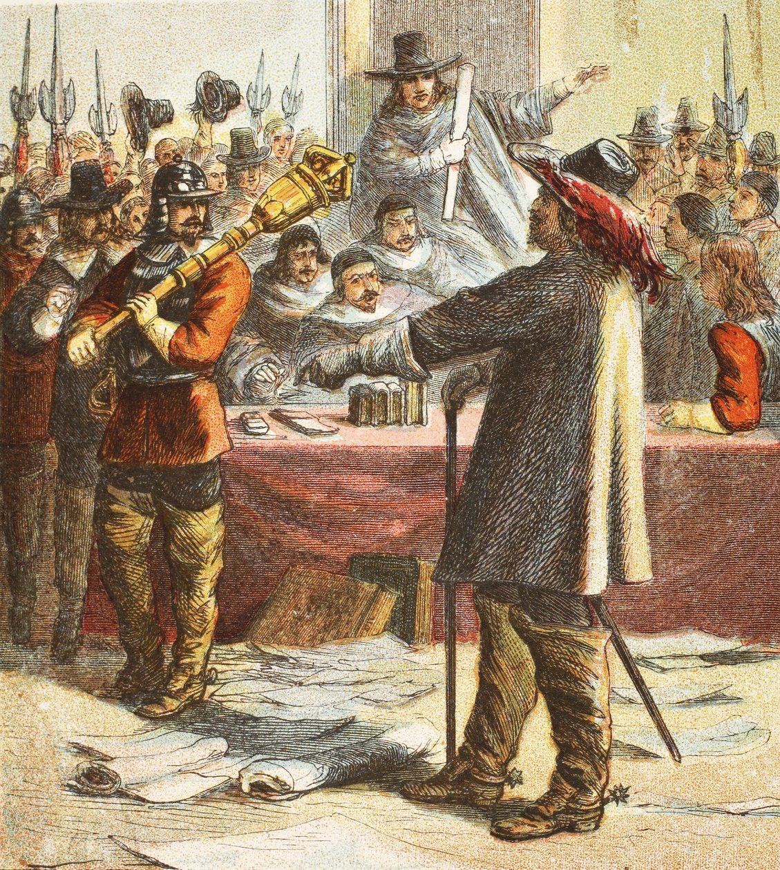 Cromwell, parlamentti, pubi. 1890 tekijältä English School