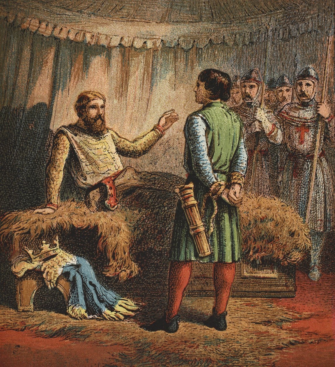 Richard the Firstin kuolema, pub. 1890 tekijältä English School