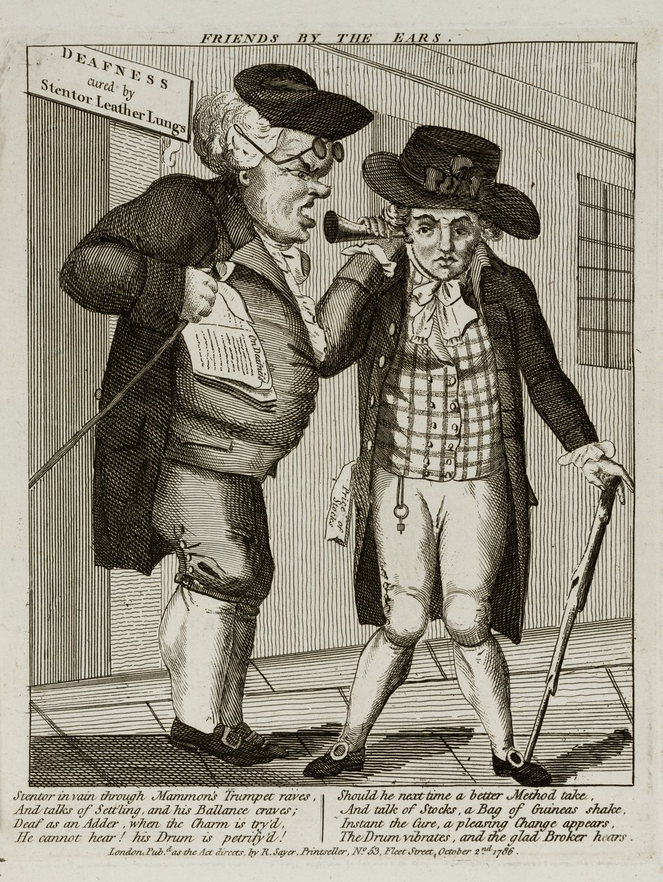 Ystävät korvilla, 1786 tekijältä English School