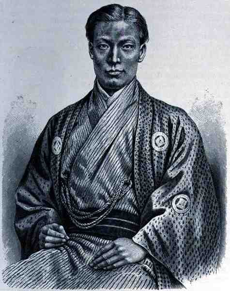 Japanilainen tutkija, edesmenneen eversti von Seiboldin kumppani, Prof. Friedrich Ratzelin teoksesta The History of Mankind, Vol.III, 1898 tekijältä English School