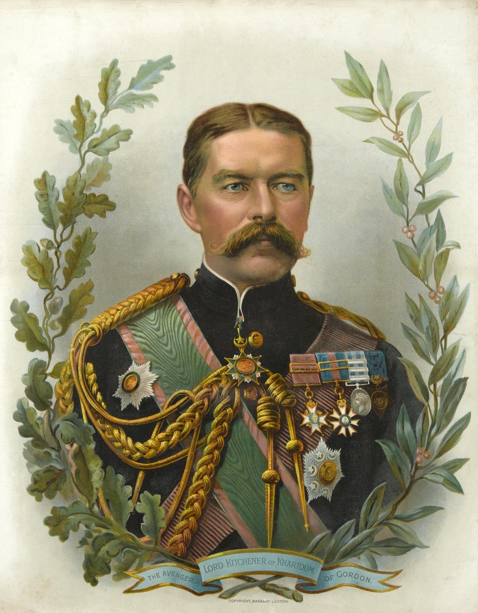 Lord Kitchener Khartumista, Gordonin kostaja, 1899 rnrn tekijältä English School