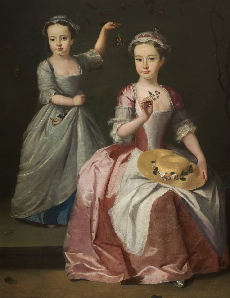 Meriel Legh ja Dorothea Byrne, n. 1750 tekijältä English School