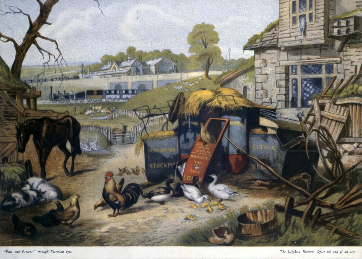 Menneisyys ja nykyisyys viktoriaanisten silmien kautta, painanut Leighton Brothers, 1850 tekijältä English School
