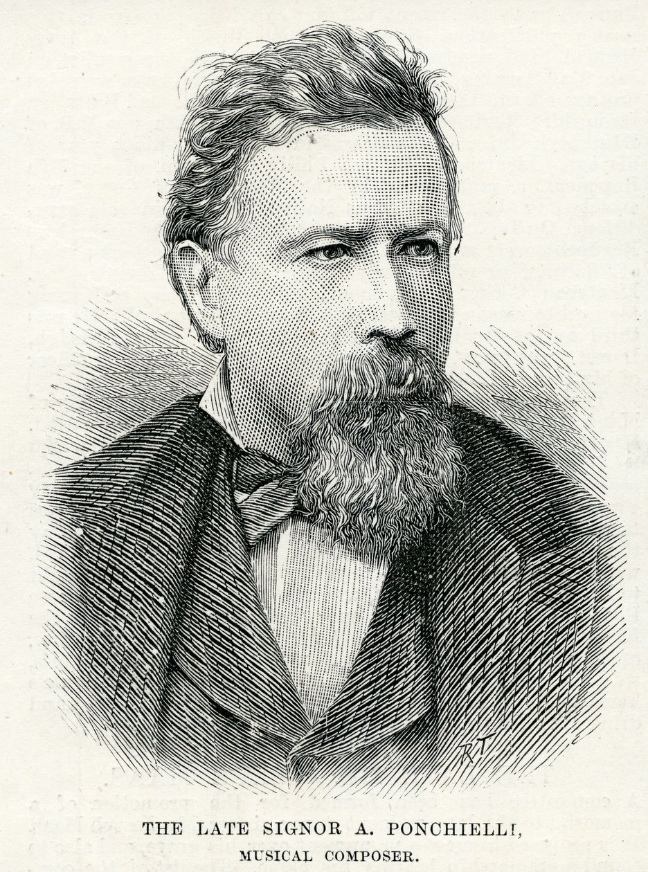 Amilcare Ponchiellin muotokuva, 1886 tekijältä English School