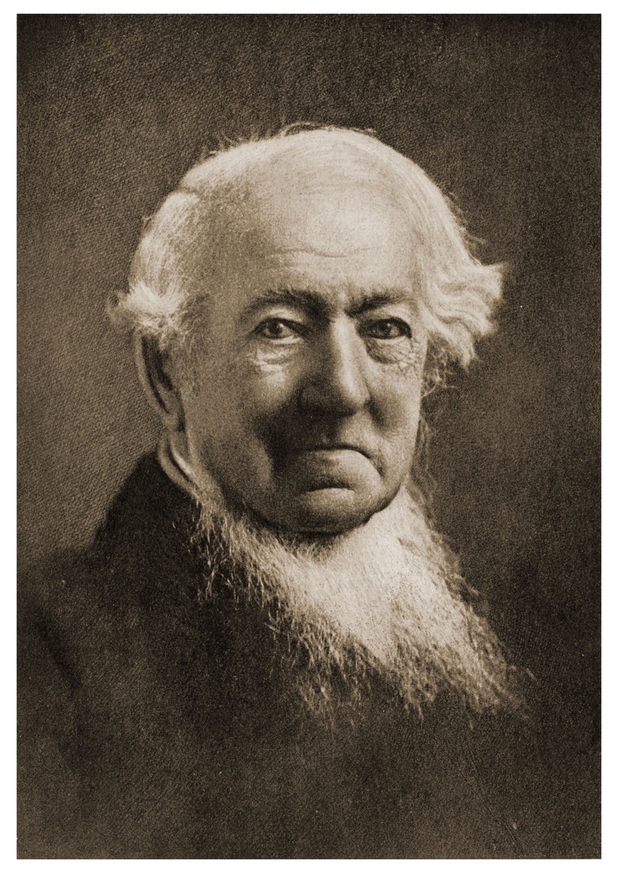 Kanoni George Rawlinsonin (1812-1902) muotokuva. tekijältä English School