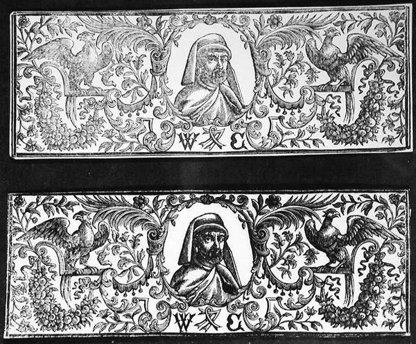 William Caxtonin muotokuva (n. 1422-1491) tekijältä English School