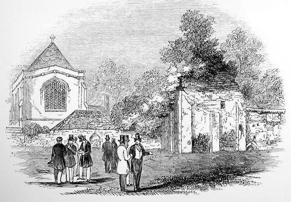 Wolveseyn linnan ja palatsin rauniot, Winchester, 1845 tekijältä English School