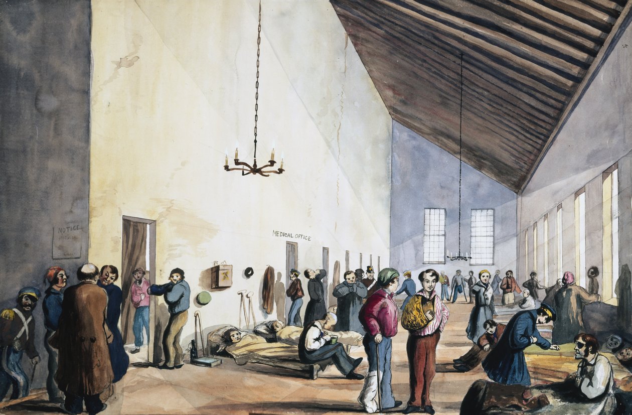 Scutari Hospital, Turkki, 1857 (wc paperilla) tekijältä English School