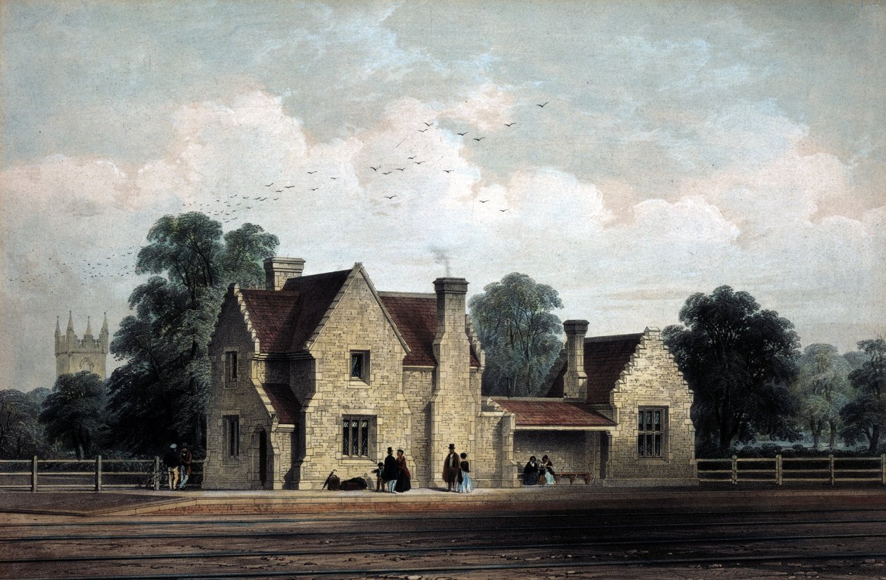 Shoreditch Great Eastern Metropolitan -asema, 1864 tekijältä English School