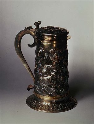 Tankard, Lontoo, 1663 (hopea) tekijältä English School