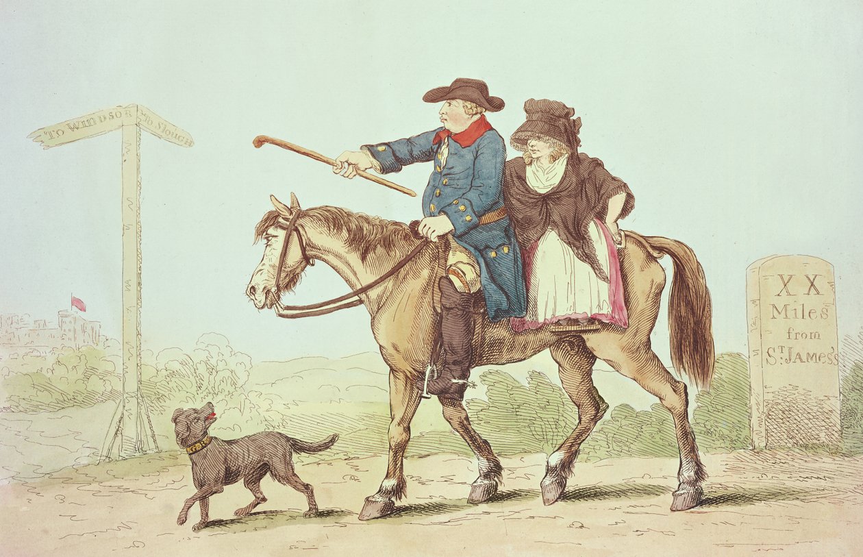 Jatkuva pari, 1786 (värietsaus) tekijältä English School