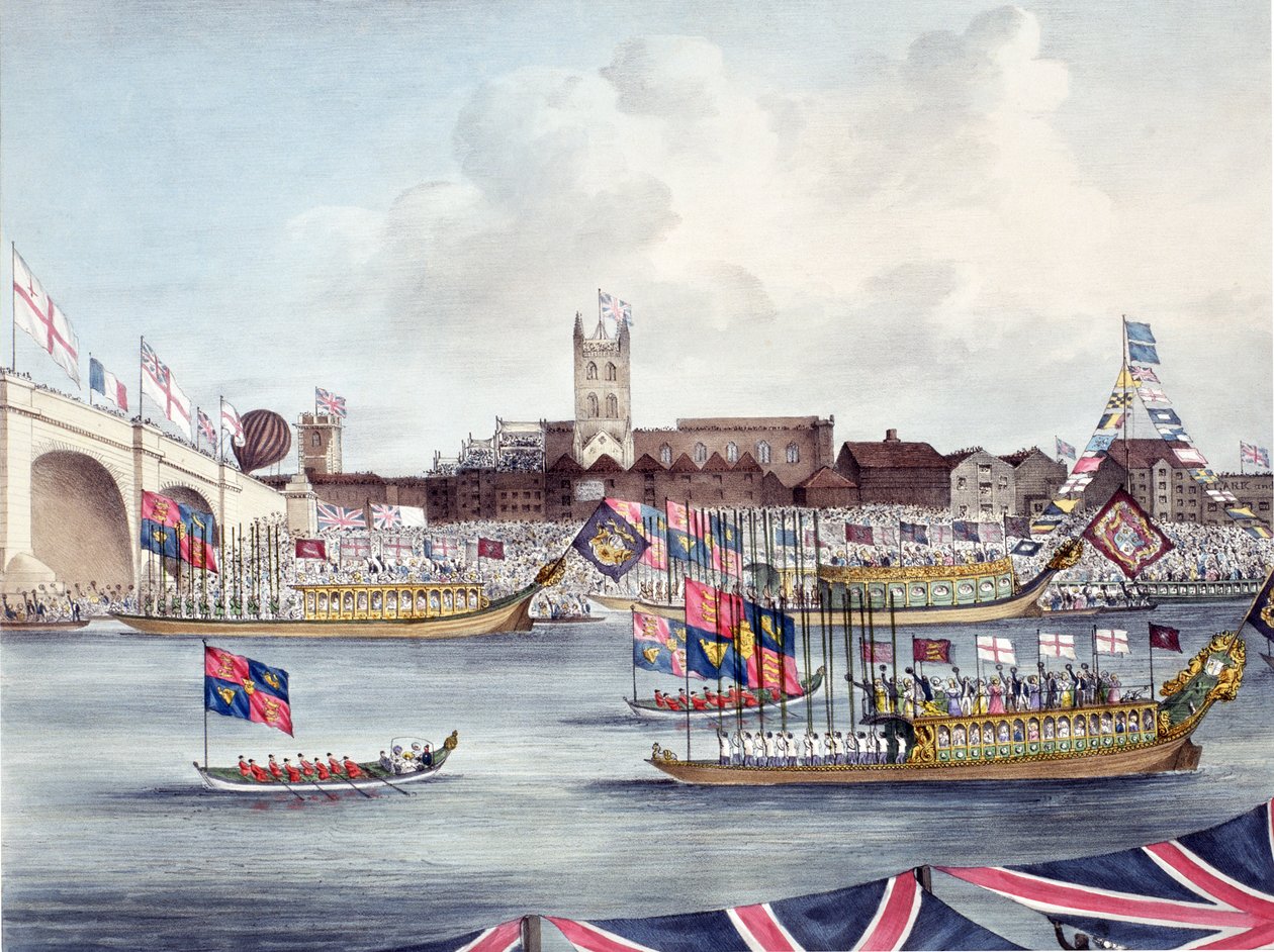 New London Bridgen avajaiset 1. elokuuta 1831 tekijältä English School