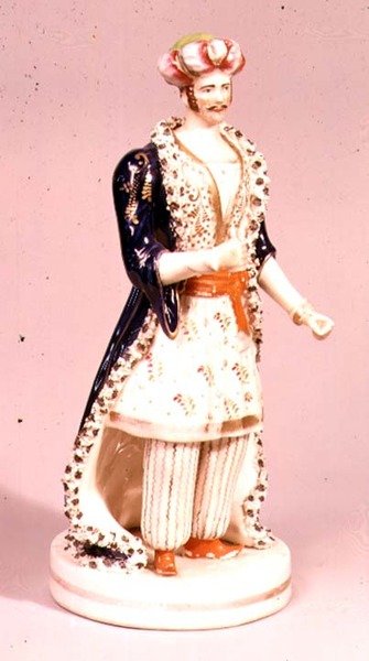John Lloyd of Sheltonin teatterihahmo, n. 1840 (keraaminen) tekijältä English School
