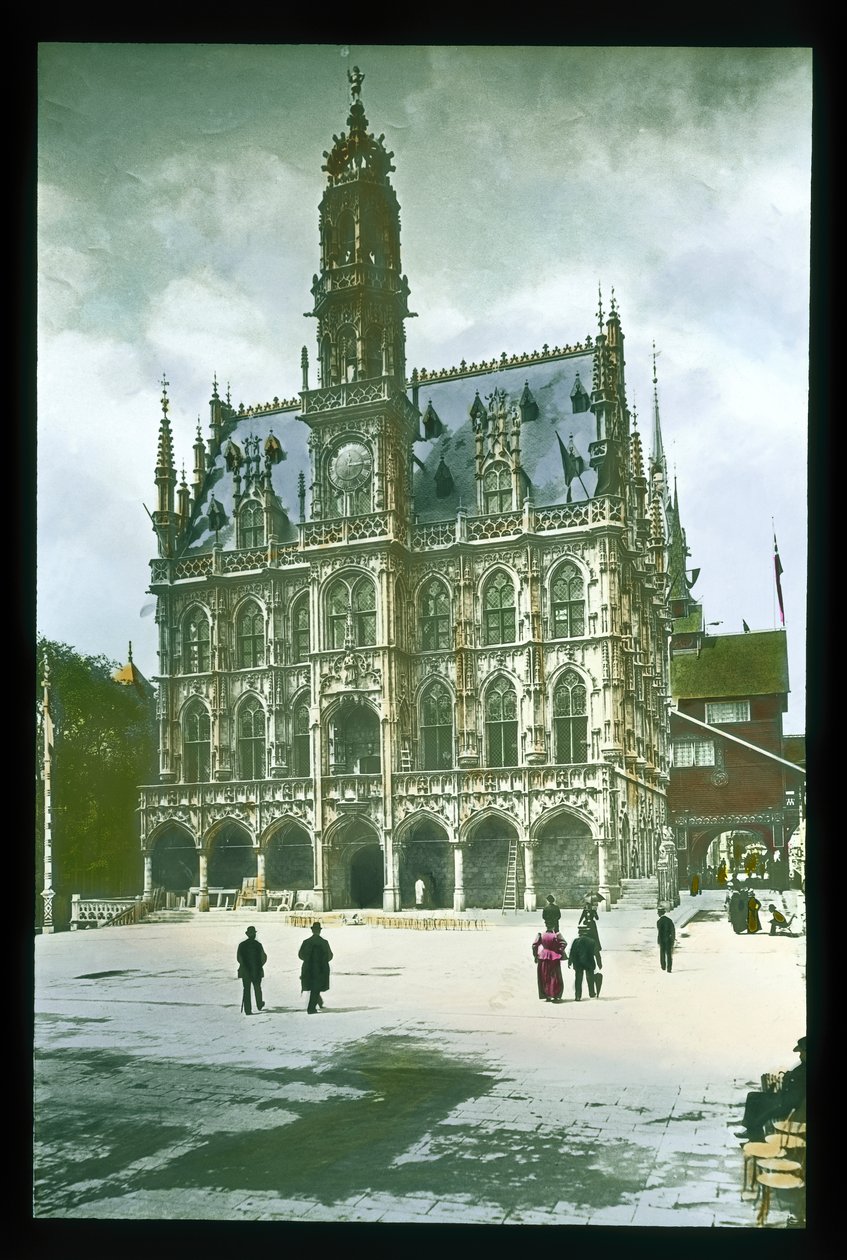 Pariisin näyttely: Belgian paviljonki, 1900 (lyhtyliukumäki) tekijältä French Photographer