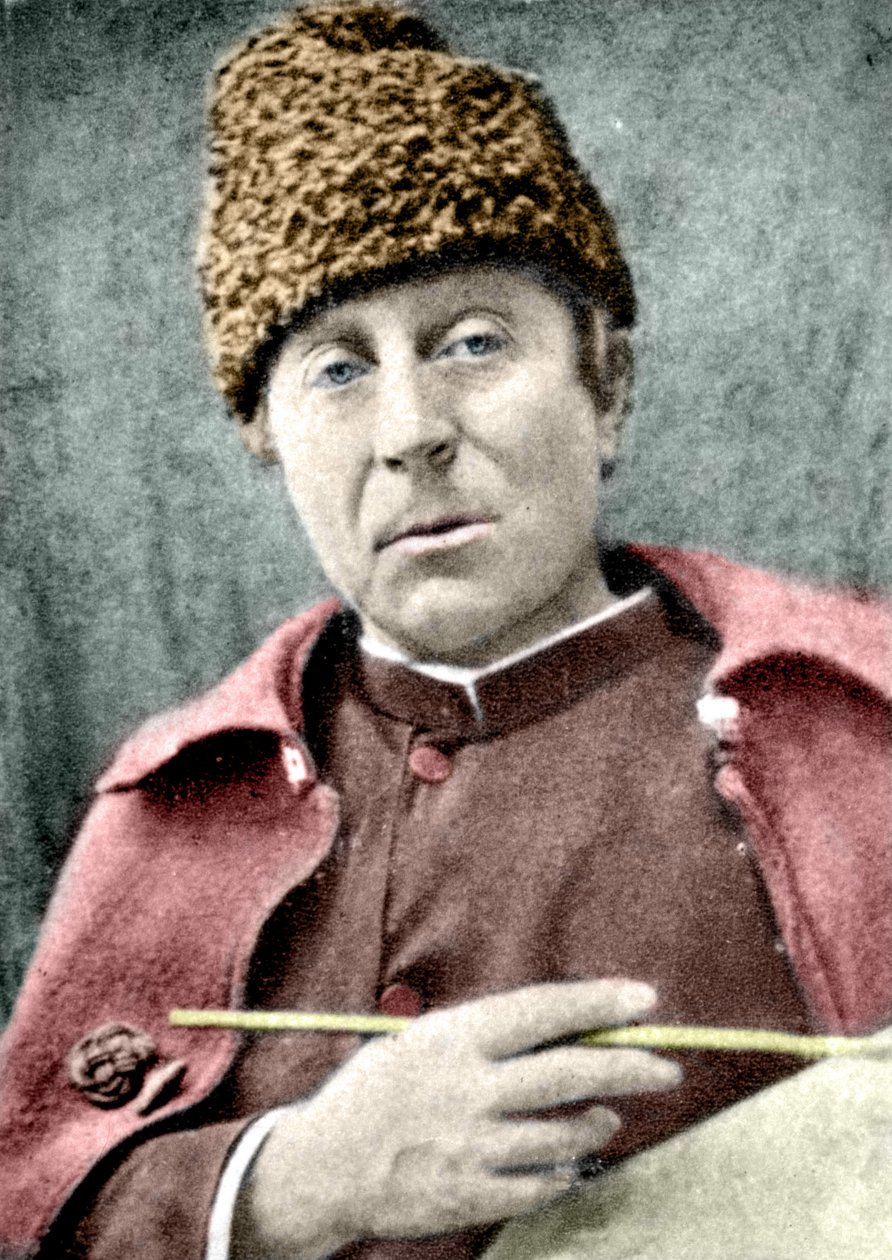 Paul Gauguin, n. 1888 (käsin värjätty valokuva) tekijältä French Photographer