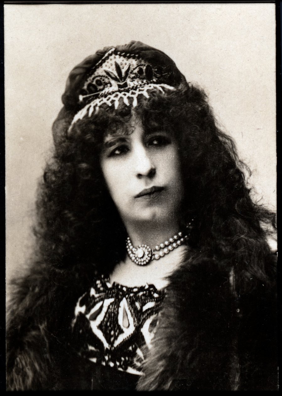 Muotokuva ranskalaisesta näyttelijästä Aimee Tessandierista (1851-1923). tekijältä French Photographer