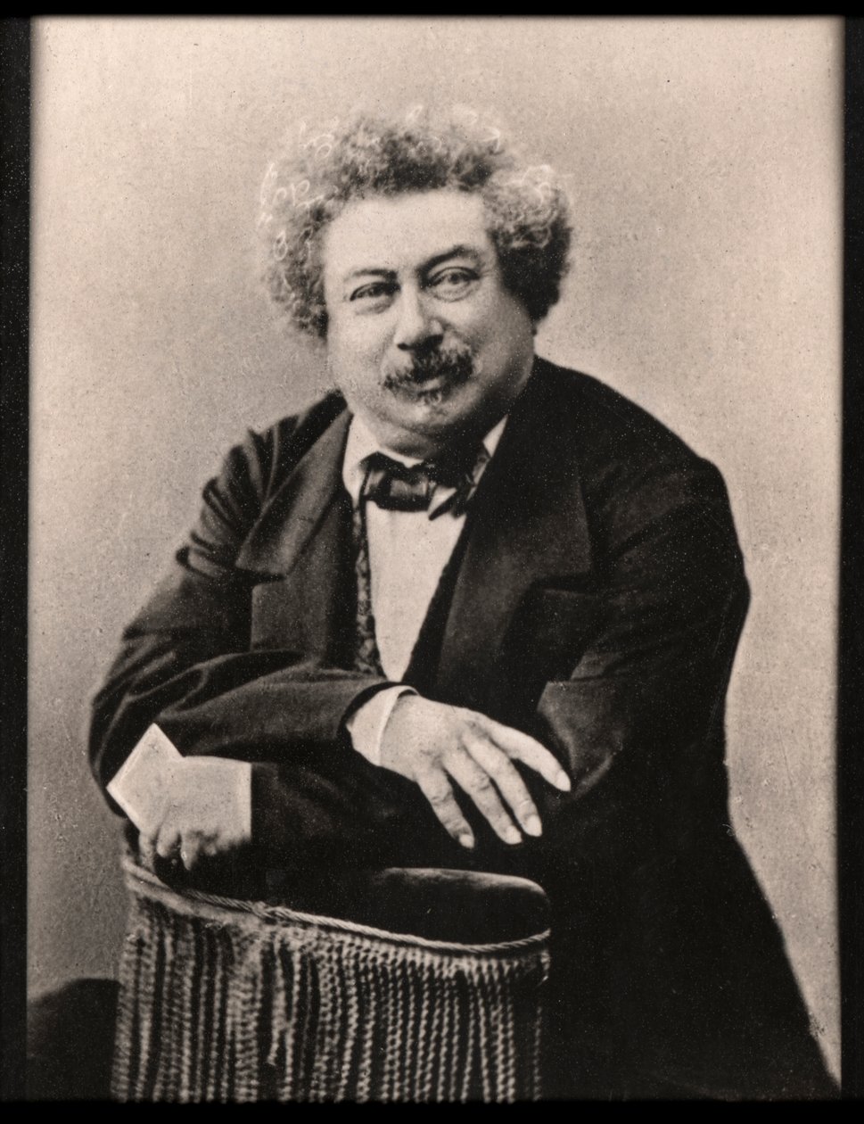 Alexandre Dumasin (1802-1870), ranskalaisen kirjailijan muotokuva. tekijältä French Photographer