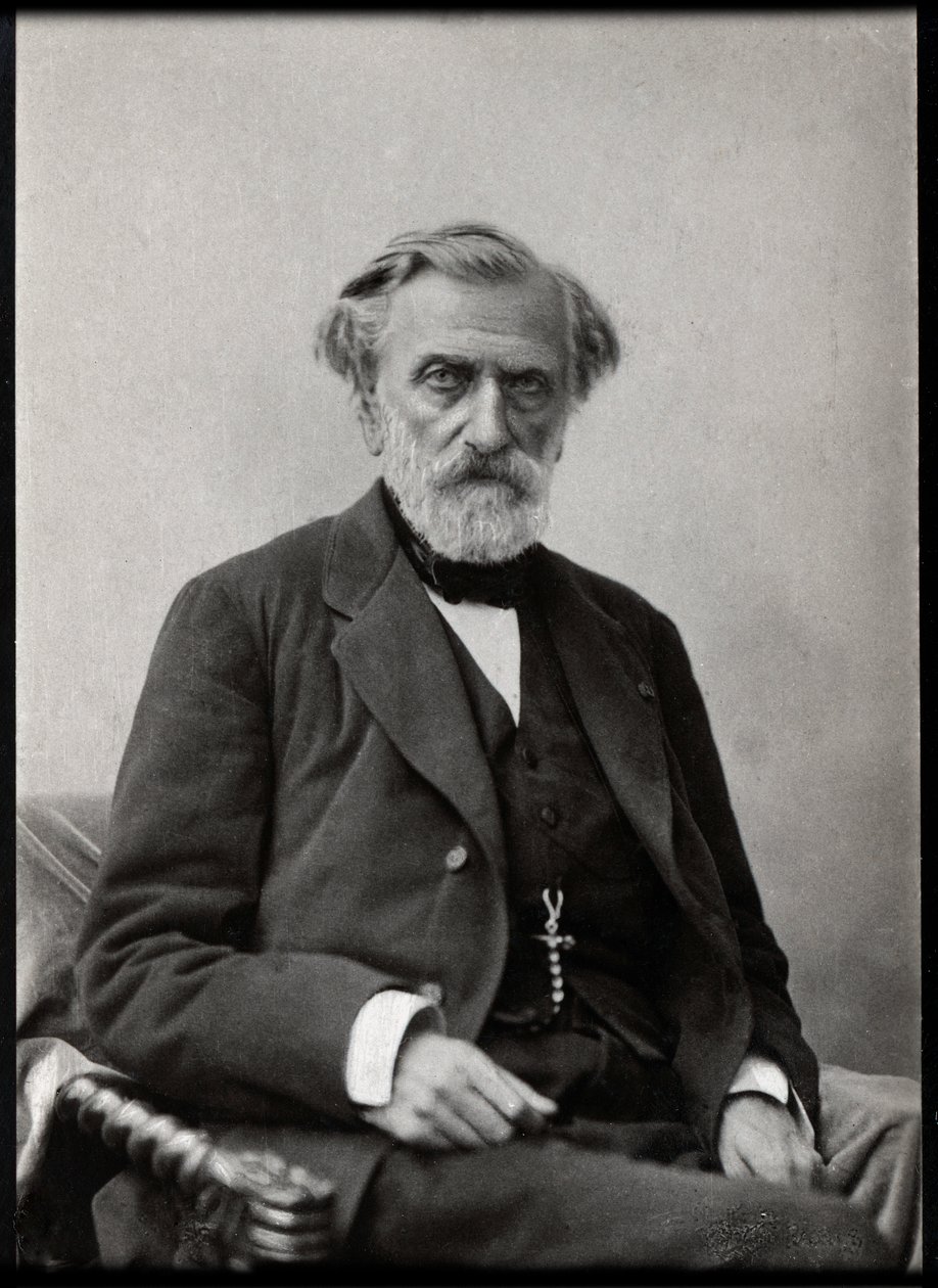 Ranskalaisen säveltäjän Ambroise Thomasin (1811-1896) muotokuva. tekijältä French Photographer
