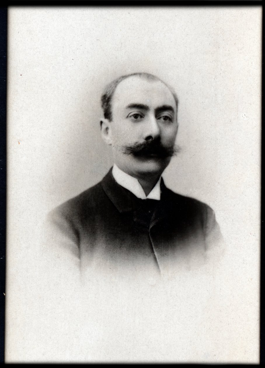 Andre Messagerin (1853-1919), ranskalaisen säveltäjän muotokuva. tekijältä French Photographer