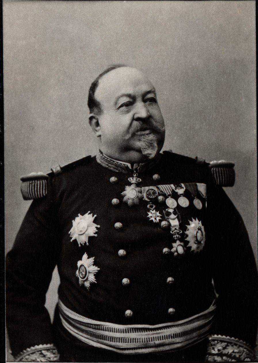 Ange Laurent Giovanninellin (1837-1903), ranskalaisen kenraalin muotokuva. tekijältä French Photographer