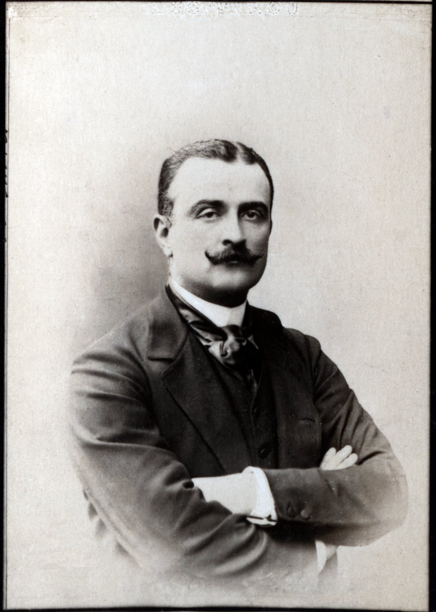 Antoine-Amédée-Marie-Vincent Manca-Amat de Vallombrosan muotokuva, Marquis de Mores (1858-1896) tekijältä French Photographer