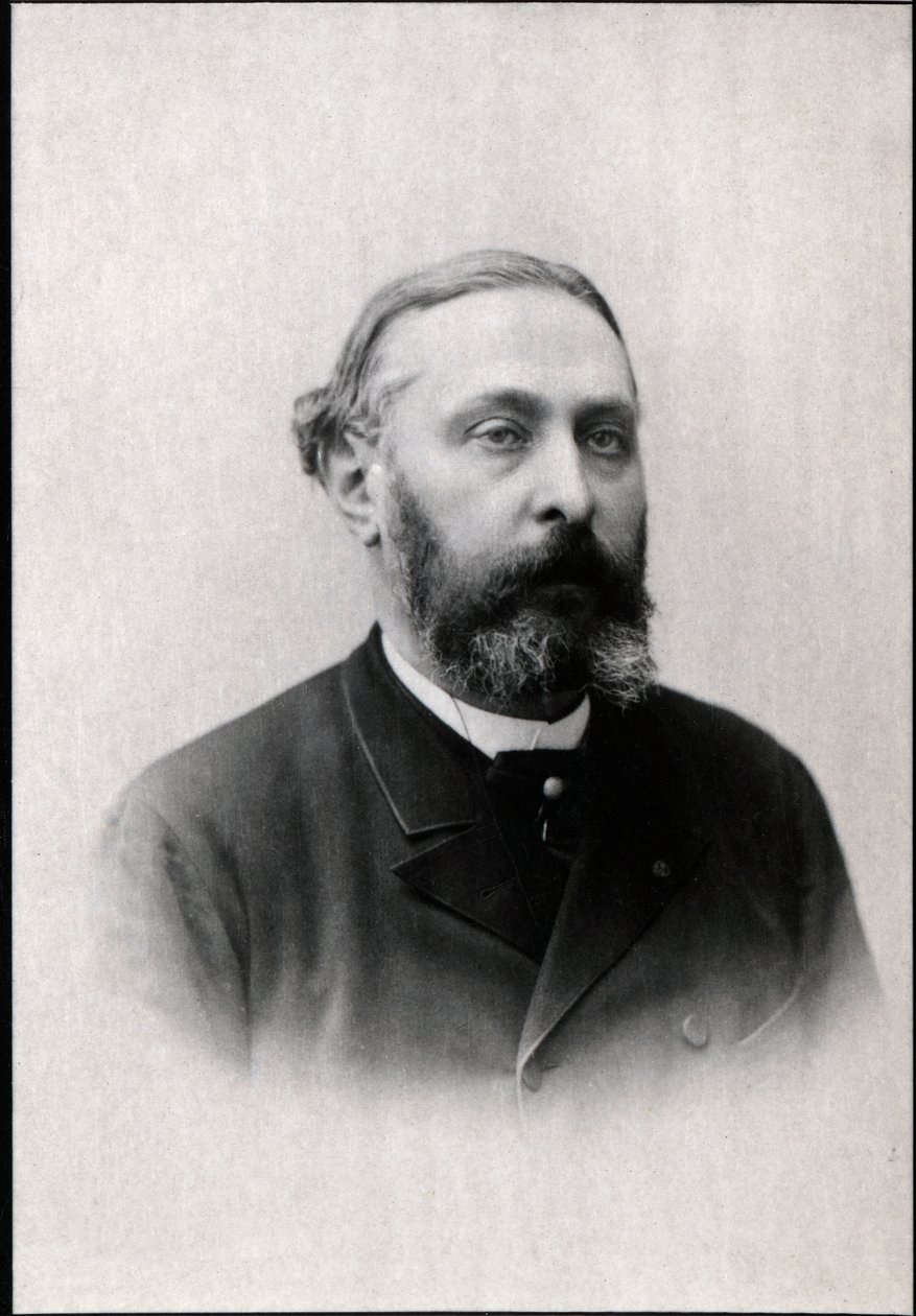 Armand Sully Prudhommen (1839-1907), ranskalaisen runoilijan ja esseistien muotokuva. tekijältä French Photographer