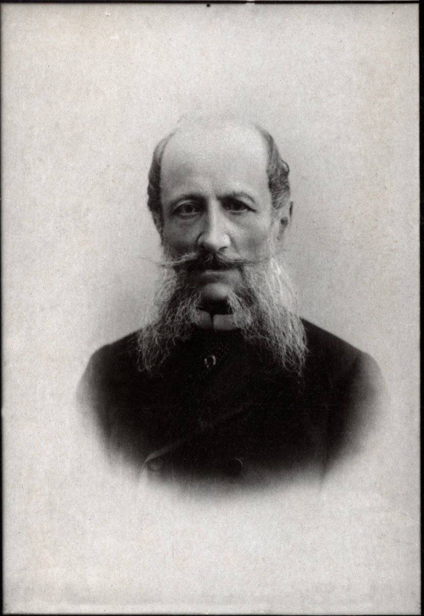 Arthur Pavlovitch de Mohrenheimin (1824-1906), venäläisen poliitikon ja diplomaatin muotokuva. tekijältä French Photographer