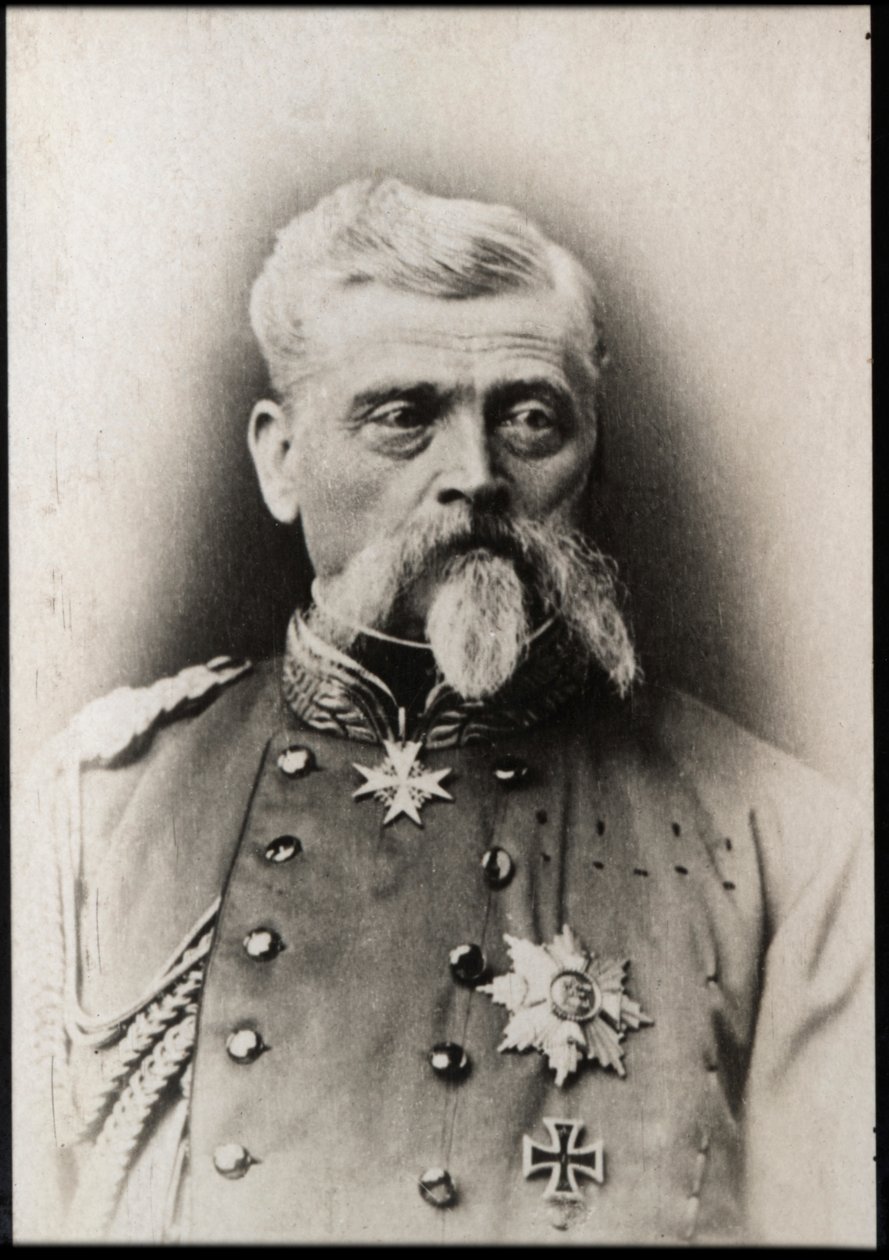 Paroni Ludwig Samsonin muotokuva Arthur Freiherr von und zu der Tann Rathsamhausen (1815-1881) tekijältä French Photographer