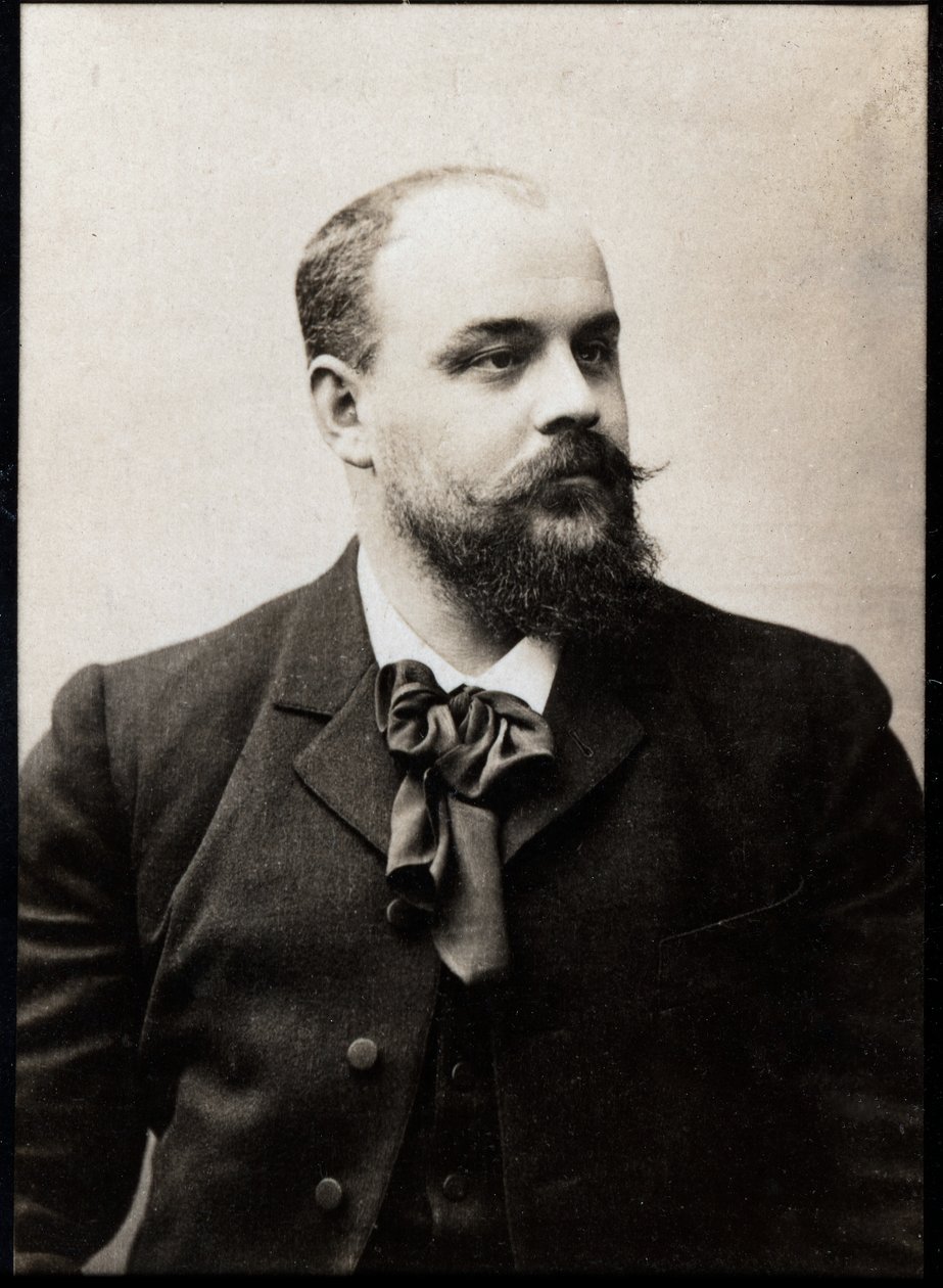 Ranskalaisen kirjailijan Charles Caussen (1862-1905) muotokuva. tekijältä French Photographer