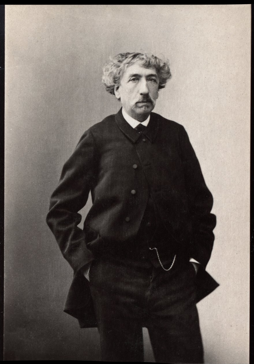 Charles Garnierin (1825-1898), ranskalaisen arkkitehdin muotokuva. tekijältä French Photographer