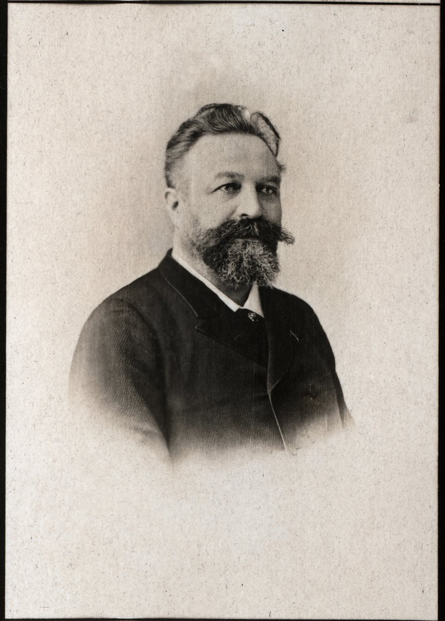 Edouard Colonnen (1838-1910), ranskalaisen kapellimestari ja viulisti, muotokuva. tekijältä French Photographer