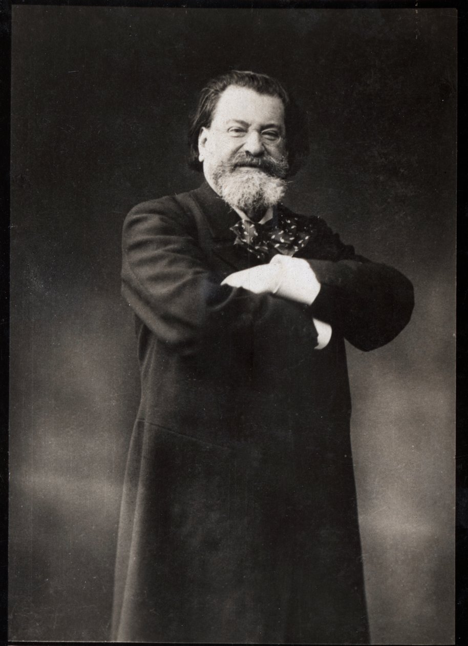 Ranskalaisen toimittajan Edouard Drumontin (1844-1917) muotokuva. tekijältä French Photographer