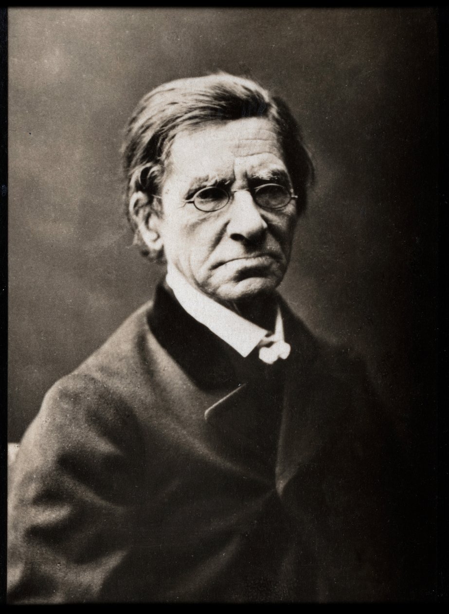 Muotokuva Emile Littrestä (1801-1881), ranskalaisesta leksikografista ja filosofista. tekijältä French Photographer