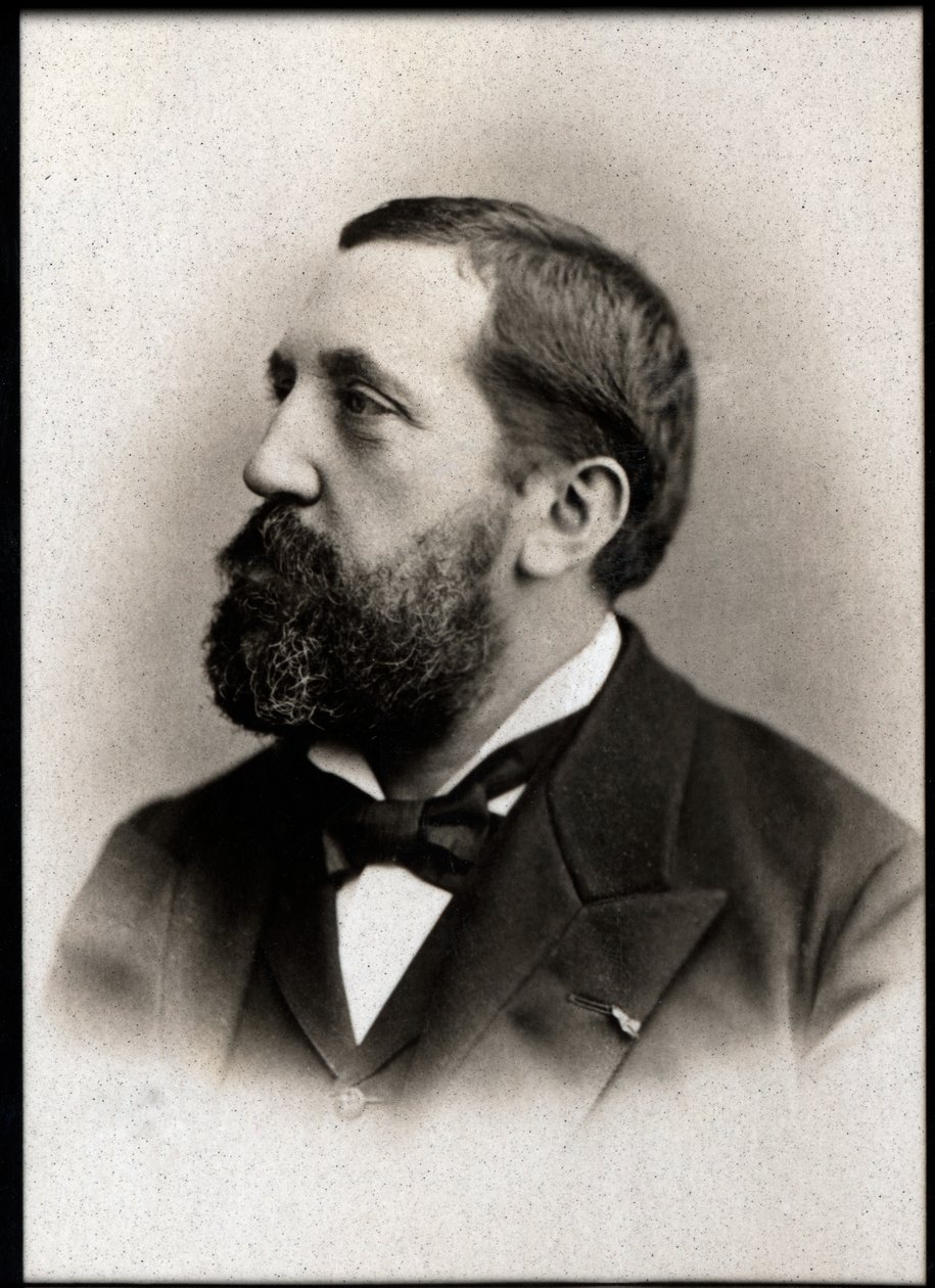 Ranskalaisen säveltäjän Emile Pessardin (1843-1917) muotokuva. tekijältä French Photographer