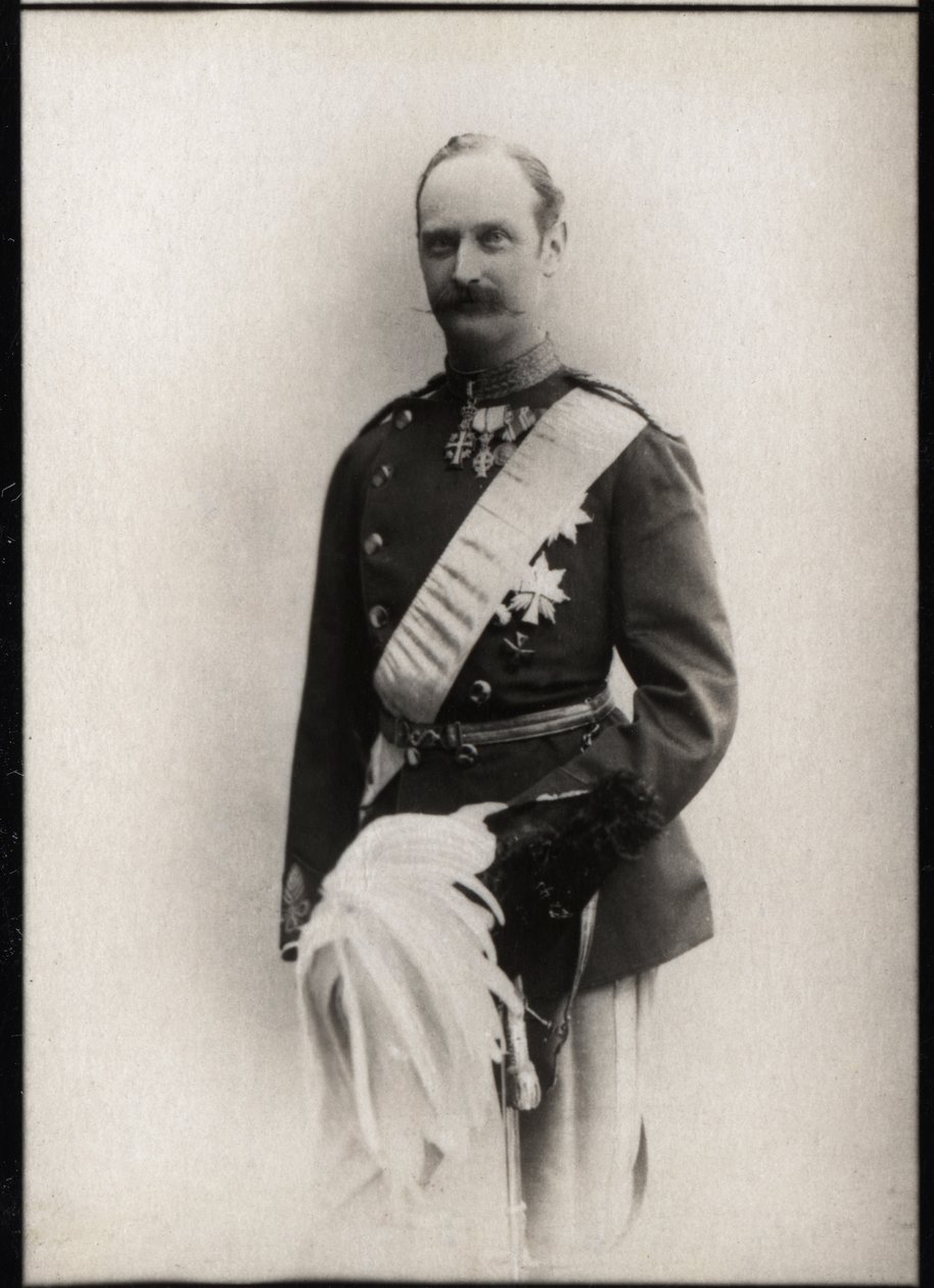 Tanskan kuninkaan Frederick VIII (1843-1912) muotokuva. tekijältä French Photographer