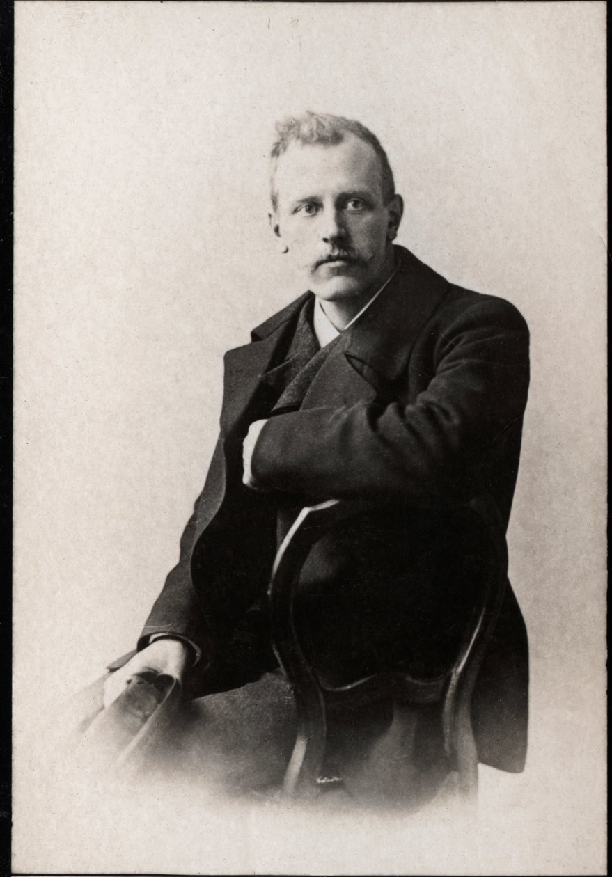 Fridtjof Nansenin (1861-1930) muotokuva vuonna 1897 tekijältä French Photographer