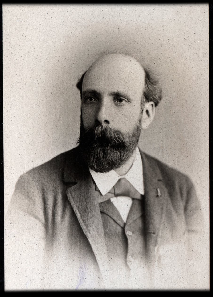 Ranskalaisen säveltäjän Gaston Salvayren (1847-1916) muotokuva. tekijältä French Photographer