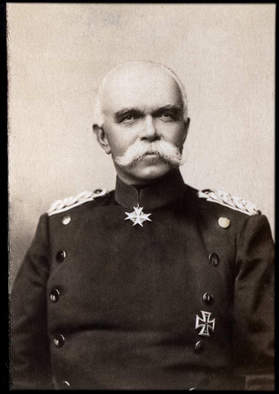 Georg (Georges) Leo Graf von Caprivi de Caprera de Montecuccoli (1831-1899) muotokuva tekijältä French Photographer