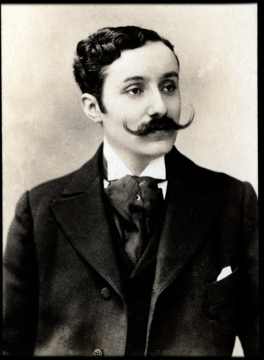Georges de Porto Richen (1849-1930), ranskalaisen näytelmäkirjailijan ja kirjailijan muotokuva. tekijältä French Photographer
