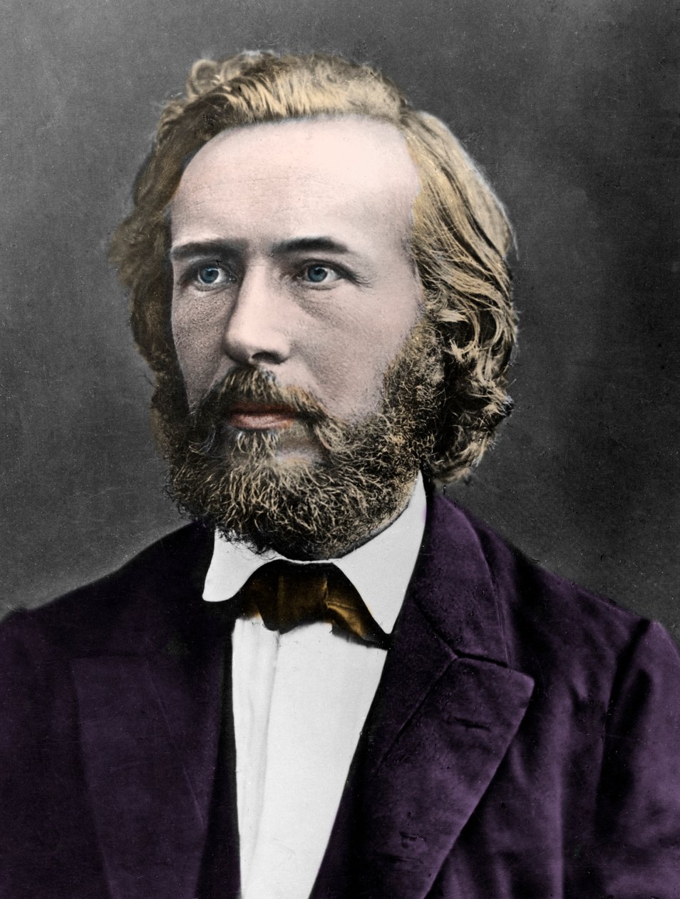 Muotokuva saksalaisesta luonnontieteilijästä ja filosofista Ernst Heinrich Haeckelista (1834-1919). tekijältä French Photographer