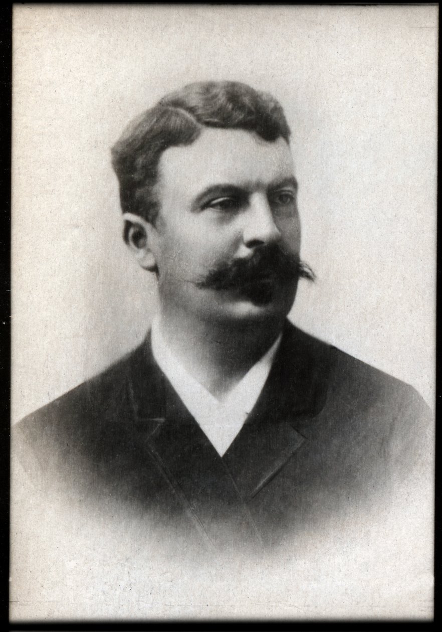 Guy de Maupassantin (1850-1893), ranskalaisen kirjailijan muotokuva. tekijältä French Photographer