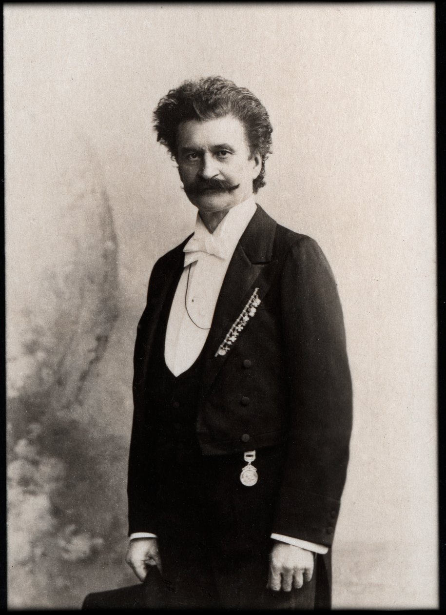 Johann Strauss II:n (1825-1899), itävaltalaisen säveltäjän muotokuva. tekijältä French Photographer