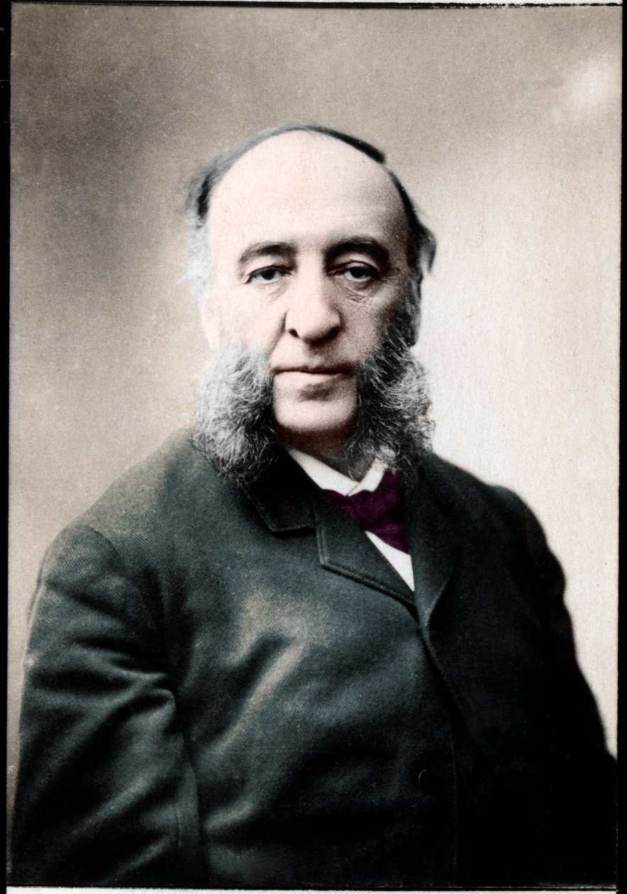 Ranskan valtiomiehen Jules Ferryn (1832-1893) muotokuva. tekijältä French Photographer
